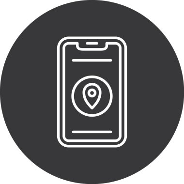 vektör telefon ico, vektör illüstrasyonu