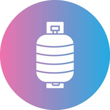 Benzin deposu. Basit bir çizim. tasarım ögeleri