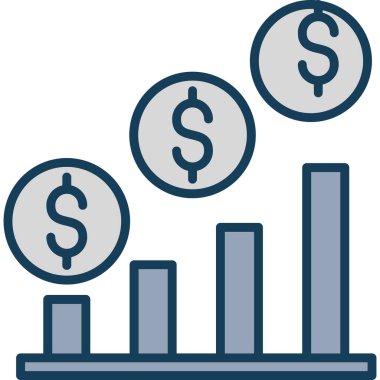 ticari grafik vektör simgesi