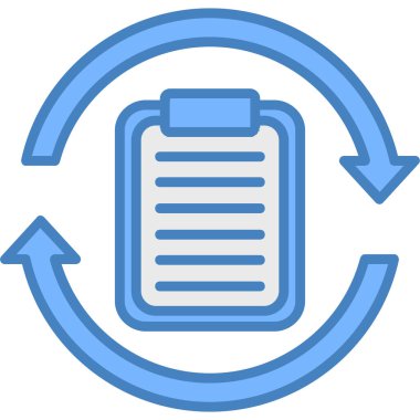 belge simgesi, vektör çizimi