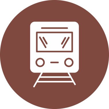 vektör tren istasyonu simgesi