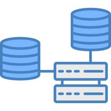 sunucu veritabanı simgesi doldurulmuş ana hatlar biçiminde
