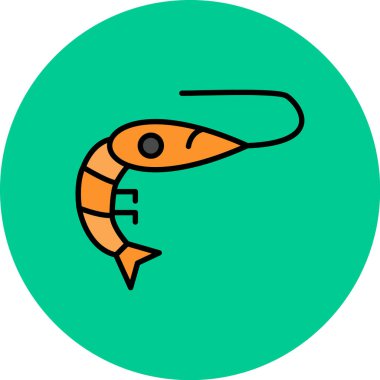 Balık. Web simgesi basit illüstrasyon