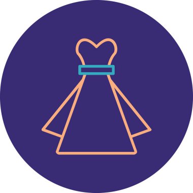 Düğün için. Web simgesi basit illüstrasyon