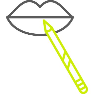 Kalem ağ simgesi, basit vektör illüstrasyonu