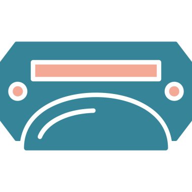 Kondüsyoncu. Web simgesi basit illüstrasyon