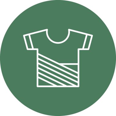 Kıyafetler. Web simgesi basit illüstrasyon