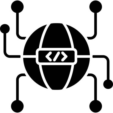 Genel bağlantı vektör simgesi