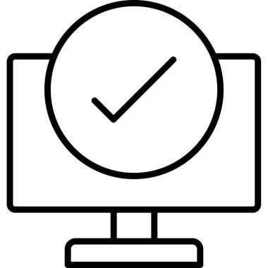 Saat. Web simgesi basit tasarım