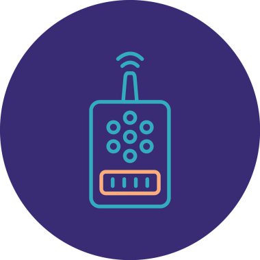 vektör radyo ağı simgesi