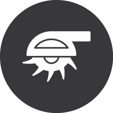 Modern oto tamir simgesinin vektör illüstrasyonu