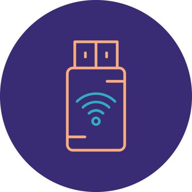 Modern bir simgenin vektör illüstrasyonu