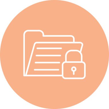 Dosya belgesi simgesinin vektör illüstrasyonu