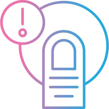 Uyarı ünlem simgesi, vektör illüstrasyon tasarımı