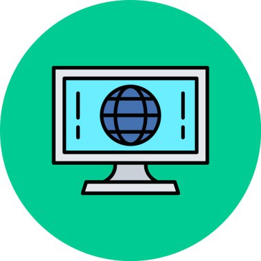 Web tasarım simgesi, vektör illüstrasyonu