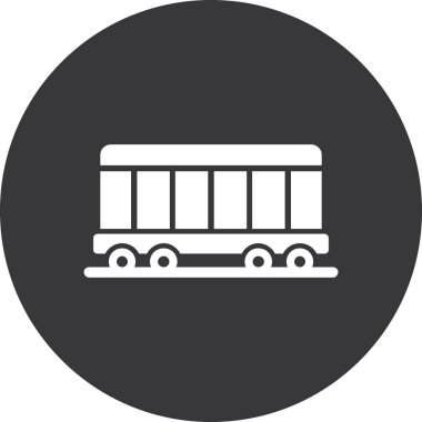 otobüs simge vektör çizim