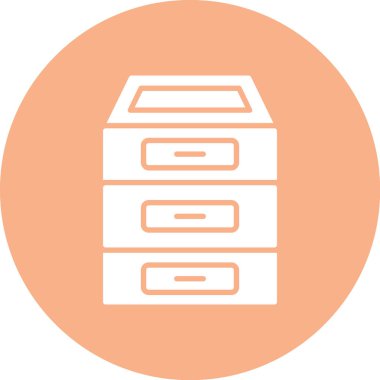 Sunucu. Web simgesi basit illüstrasyon