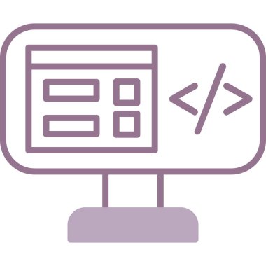 bilgisayar simgesi, vektör illüstrasyonu