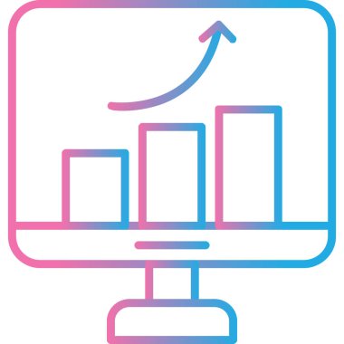 Bar çizelgesi. Web simgesi