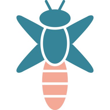 Böcek. Web simgesi basit illüstrasyon