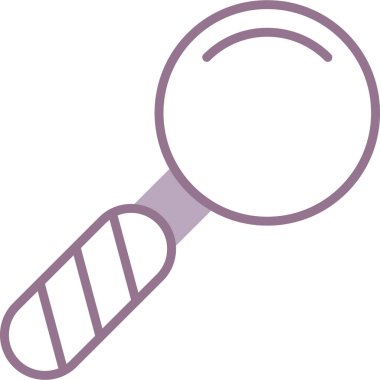 Büyüteç simgesi. vektör illüstrasyonu