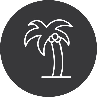 Ağacın vektör illüstrasyon simgesi