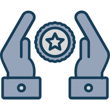 Ödül şampiyonu kupa simgesi