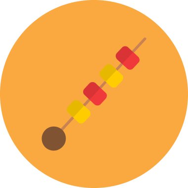 balo noel balosu ikonu düz stil