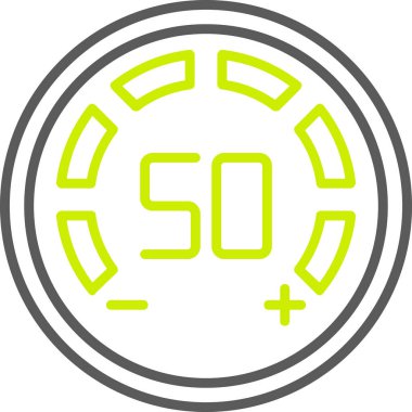 Moda biçimi izole edilmiş arkaplanda hız sınırı simgesi