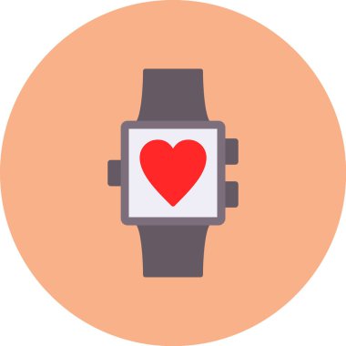 Modern b 'nin vektör illüstrasyonu kalp ikonundan yoksun