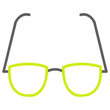 gözlük ikonu vektör illüstrasyonu