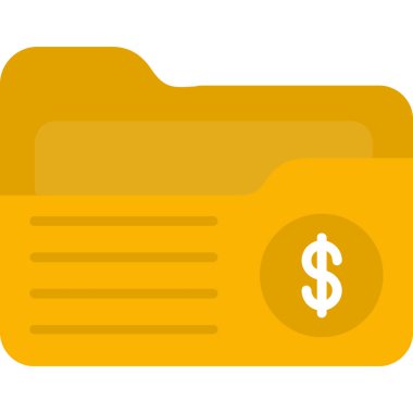 Kredi düz vektör simgesi