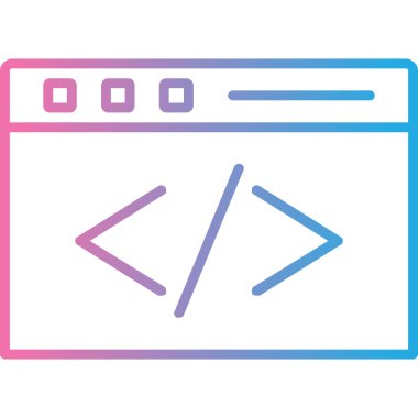 web tarayıcısı renk çizgisi simgesi