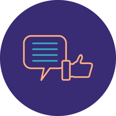 kabarcık ikonu vektör illüstrasyonu