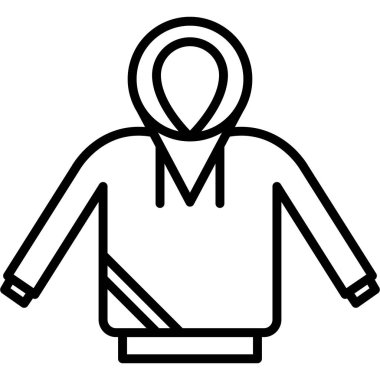 giysi simgesi vektör illüstrasyonu