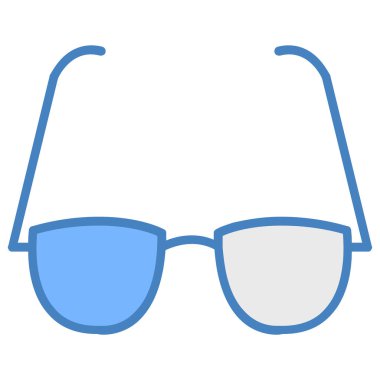 Güneş gözlüğü. Web simgesi basit illüstrasyon