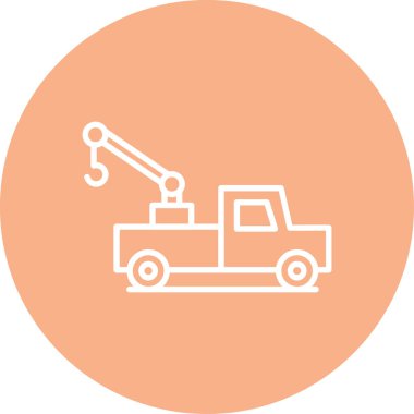 Vinç simgesinin vektör illüstrasyonu