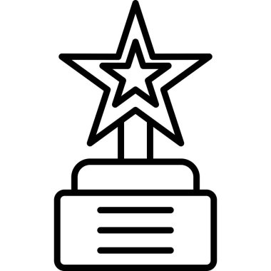 Ödül kupası simgesi, taslak biçimi