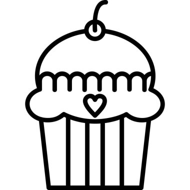 Tatlım. Web simgesi basit tasarım