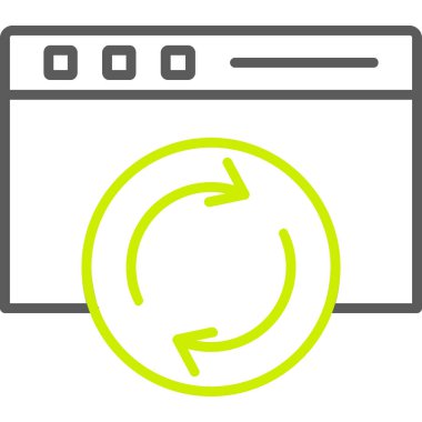 İndir. Web simgesi basit illüstrasyon