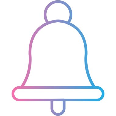 Zil. Web simgesi basit illüstrasyon