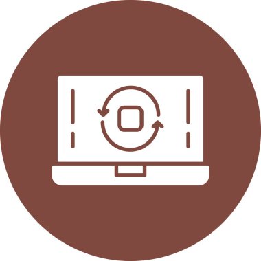 seo modern simgesinin vektör illüstrasyonu