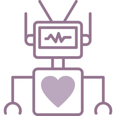 Modern bir simgenin vektör illüstrasyonu