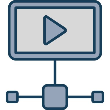 video kamera ikonu vektör illüstrasyon tasarımı