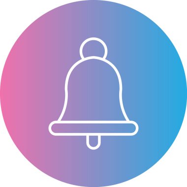 Çan simgesi vektör illüstrasyonu