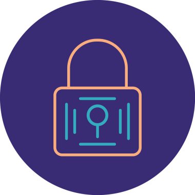 ikon vektör illüstrasyonunu kilitle