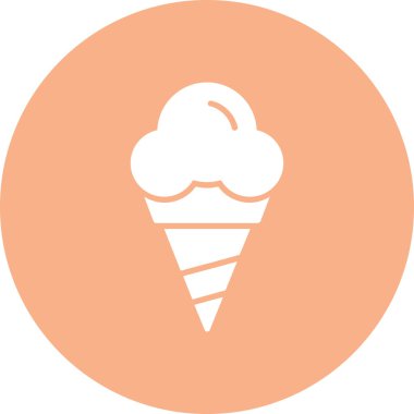 Krema. Web simgesi basit illüstrasyon