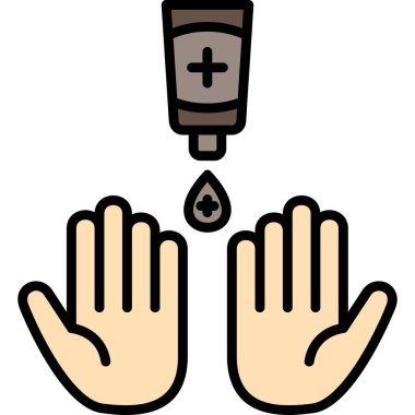 Düşürme simgesiyle el