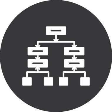 Ağ Vektörü Kabartma Simgesi