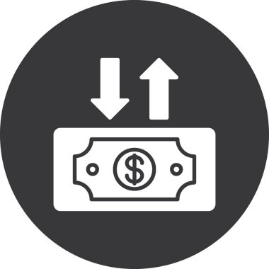 Dolar simgesi vektör illüstrasyonu